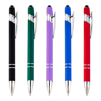 10 шт./лот Розничная продажа металлической шариковой ручки металлическая необычная ручка с пользовательским лазерным логотипом