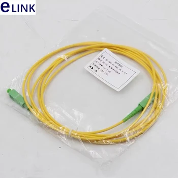 100шт SCAPC волоконные патчкорды1m симплексный Однорежимный патч-кабель 2,0 мм SM SX SC/APC-SC/APC оптоволоконная перемычка бесплатная доставка