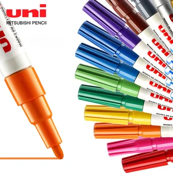 1шт Япония Uni Color Paint Pen PX-21/20 Металлическая маркерная ручка на масляной основе для автомобильных колес Канцелярские принадлежности Школьные принадлежности