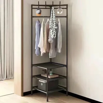 2/3-уровневая угловая вешалка для одежды, многофункциональная напольная вешалка для одежды, Съемный металлический шкаф для хранения одежды