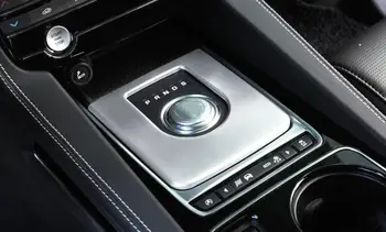 2016-2018 Для Jaguar F-Pace X761 XE X760 XF X260 Автомобильный ABS Центральная Консоль Рамка Переключения Передач Крышка Отделка Аксессуары