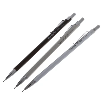 3шт 0,7 мм Автоматический карандаш Офисные и школьные Металлические ручки Механический карандаш