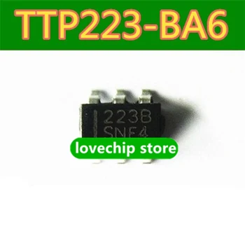 5шт Совершенно новый оригинальный TTP223-BA6 шелковый экран: 223B SOT23 Tongtai single touch key detection IC Оригинальный чип ic