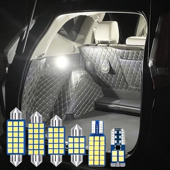 6шт автомобильных светодиодных ламп 12V без ошибок, внутренние купольные лампы для чтения, Подсветка багажника для Skoda Rapid 2015 2016 2017 2018 2019 Аксессуары
