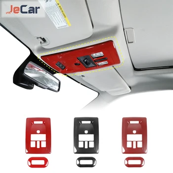 ABS Передняя задняя лампа для чтения, Декоративные панели, наклейки на накладку для Dodge RAM 2010-2015 Аксессуары для интерьера автомобиля