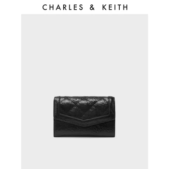 CHARLES＆KEITH Новое поступление весны 2023 CK6-10681096, Многофункциональная модная короткая женская сумка-портмоне