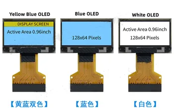 IPS 0,96 дюймов 30PIN SPI Белый/Синий OLED-Экран SSD1315 Drive IC Совместим с SSD1306 128*64 IIC Интерфейс