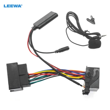 LEEWA Автомобильный Модуль Bluetooth AUX-in Аудио MP3 Музыкальный Адаптер 16Pin Стерео Жгут Проводов Для BMW X5 X3 Z4 E83 E85 E86 E39 E53 #CA6587