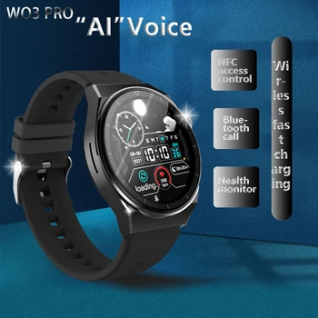 LEMFO Смарт-Часы Для Мужчин Bluetooth Call Smartwatch 2023 NFC Беспроводная Зарядка IP68 Водонепроницаемый Для Android IOS 1,32 Дюймовый Экран