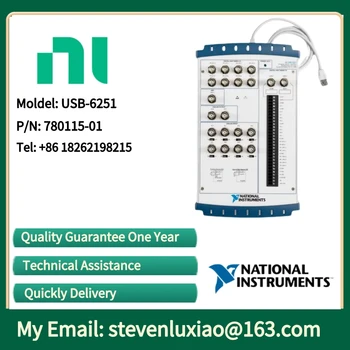 NI USB-6251 780115-01 USB-6251 предлагает аналоговый ввод-вывод, цифровой ввод-вывод, два 32-разрядных счетчика/таймера и цифровые триггеры