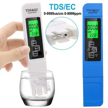 PPM-тестер 3 In1 TDS EC Meter, ручка для измерения температуры, Многофункциональный цифровой прибор для определения качества воды и проводимости