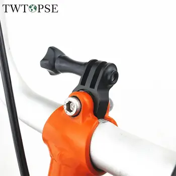 TWTOPSE Велосипедный фонарик Держатель компьютерной камеры для Brompton Складное Велосипедное крепление для GOPRO/GARMIN/Bryton/Cateye Световая часть