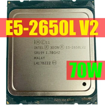 Xeon E5 2650L V2 Процессор SR19Y 1,70 ГГц 10 Ядерный 25M LGA 2011 CPU 2650LV2 X79 Материнская плата DDR3 D3 Платформа Для комплекта Intel xeon