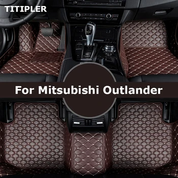 Автомобильные коврики TITIPLER на заказ для Mitsubishi Outlander I II III Аксессуары для ног Coche Ковры