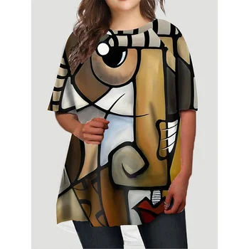 Африканская женская футболка Оверсайз с 3D Принтом, женская Модная футболка, Женские Топы, Тройники, Женская одежда, Сексуальная графическая футболка 2023