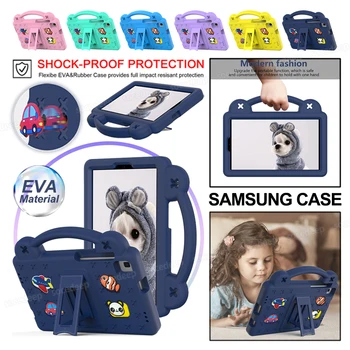 Безопасный для Детей EVA Мультяшный Медведь Противоударный Чехол для Планшета Samsung Galaxy Tab A7 Lite t220 A t290 A8 X200 S7 S8 S9 S5E S6 Lite