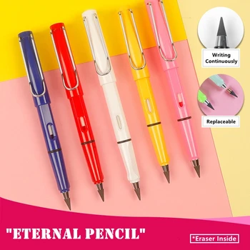 Вечный карандаш, не затачивающийся, Новая технология, Неограниченное количество записей, ручка без чернил, Волшебный эскиз, рисование бессвинцовым карандашом