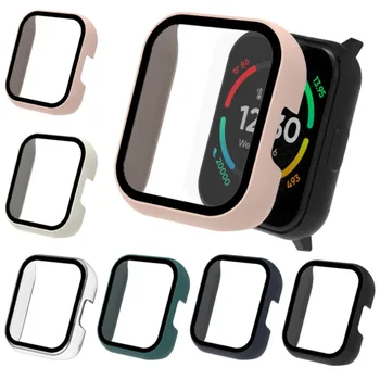 Высококачественная Защитная Крышка для экрана Подходит для часов Realme Watch S100 Glass Case + Пленка Smart Watchband Полный Защитный Чехол
