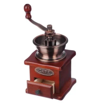 Деревянная ручная кофемолка с керамическим механизмом машина для приготовления кофе в зернах ручная бытовая кофемолка эспрессо-машина molino para cafe