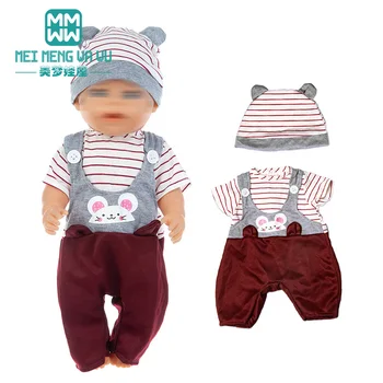 Детская кукольная одежда для 43-сантиметровой куклы toy new born, модный комбинезон, повседневная одежда с героями мультфильмов, куртка