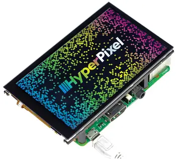Дисплей PIM369 с высоким разрешением, HyperPixel 4.0, сенсорный экран, Raspberry Pi