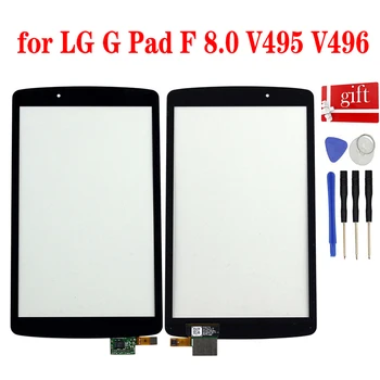 Для LG G Pad F 8.0 V495 V496 Сенсорный экран, дигитайзер, Сенсорное стекло, замена сенсорной панели