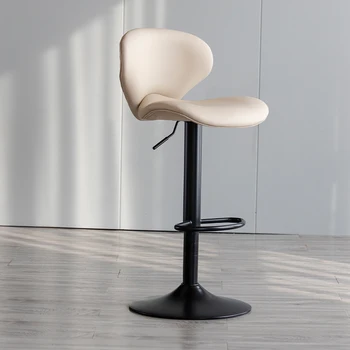 Индивидуальный обеденный стул в скандинавском стиле, Расслабляющий Кухонный Высокий Компьютерный обеденный стул, Офисный Поворотный Sillas De Comedor Мебель для дома
