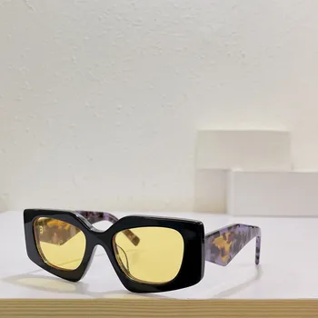 Квадратные ацетатные солнцезащитные очки для девочек, женские Ретро Винтажные коричневые Мужские черные Модные женские солнцезащитные очки, Брендовые дизайнерские солнцезащитные очки