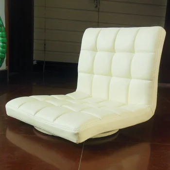 Кожаное кресло с поворотом на 360 Градусов Мебель для гостиной Сиденье для медитации В Японском стиле Татами Дзайсу Напольное кресло без ножек Дизайн