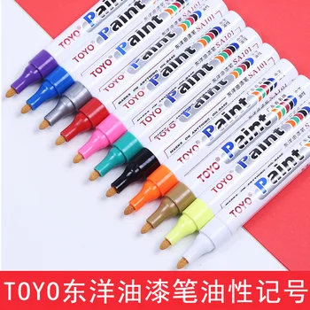 Малярная ручка Оптом Toyo 101 Paint Note Number Pen Ручка для ремонта краски Рекламная ручка для подписи Фотоальбом Ручка для граффити