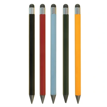Металлический карандаш без чернил, не затачиваемый, Стираемая вечная ручка
