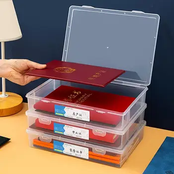Многоразовый футляр для хранения бумаги широкого применения, футляр для хранения документов, Полипропиленовый Гибкий бумажный ящик для хранения сейфа