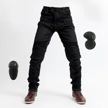 МОТО-БРЮКИ летние PK-719, штаны для верховой езды с дышащей сеткой, мотоциклетные джинсы, повседневные джинсы для велоспорта, защитные брюки