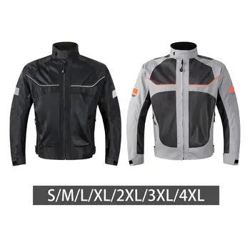 Мотоциклетная куртка /Защитное снаряжение для мужчин и женщин, летнее байкерское пальто