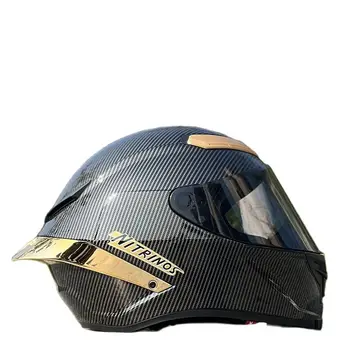 Мотоциклетный шлем в полный рост, шлем для взрослых, шлем для мотокросса, большой спойлер, Мотоциклетная защитная шляпа