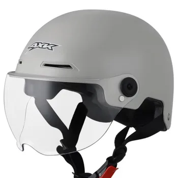 Мотоциклетный шлем унисекс с открытым лицом, летний мото-суперлегкий шлем для мотокросса, головной убор для электрического велосипеда