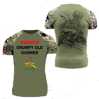 Мужская футболка Великобритании United Kingdo Soldier-army-veteran Флаг страны с 3D принтом, высококачественная футболка, летние мужские футболки Великобритании