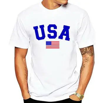 Мужская футболка с 3D цифровым принтом США, круглый вырез, 4 июля, патриотический декор, Американский флаг, Топы с коротким рукавом, День Независимости