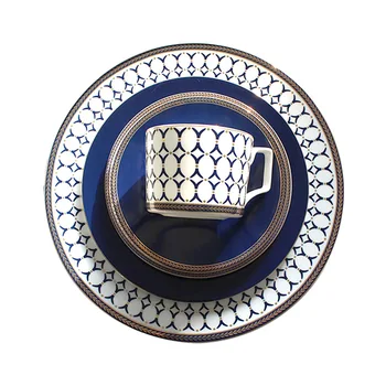 Набор керамических тарелок, гостиничные принадлежности, посуда из костяного фарфора, Британская Западная тарелка для стейка, обеденные тарелки