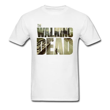 Новые футболки The Walking Dead, уличная одежда с принтом сериала, мужская и женская повседневная модная футболка оверсайз из чистого хлопка, унисекс, футболки, топы