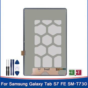 НОВЫЙ ЖК-дисплей Для Samsung Galaxy Tab S7 FE T730 T733 T735 T736 T737 T738 ЖК-Сенсорная Панель Дигитайзер В Сборе