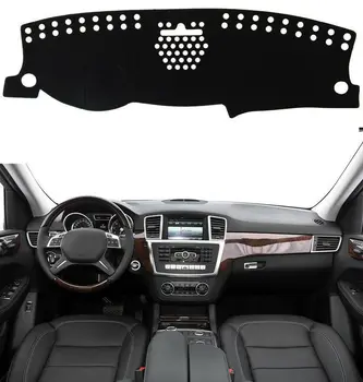 Покрытие передней приборной панели, ковер, коврик для приборной панели автомобиля, Солнцезащитный козырек, накладка на козырек для Mercedes Benz ML Class 2014