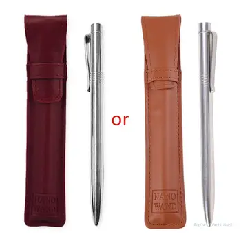Портативная ручная иглоукалывающая ручка M17F Negative Ino Energy Pen 5,83 дюйма с кожаным держателем для ручек для женщин и мужчин в возрасте