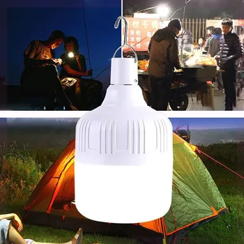 Портативные походные фонари, Перезаряжаемая лампа, светодиодный фонарь, аварийная лампа, палатки высокой мощности, осветительный фонарик, лампа для оборудования.