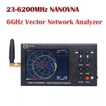 Портативный векторный сетевой анализатор VNA SWR 6G с частотой 236200 МГц, Рефлектометр типа NanoVNA с 3,2-дюймовым сенсорным экраном GS-320