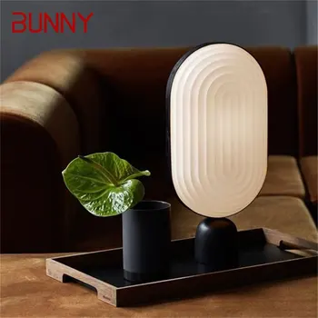Простая настольная лампа BUNNY Nordic, современная настольная лампа из мрамора, светодиодная для домашнего прикроватного украшения