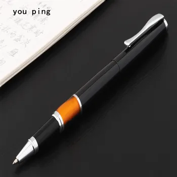 Роскошная ручка высокого качества 062 Черная деловая офисная ручка-роллер, канцелярские принадлежности для школьников