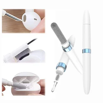 Ручка для чистки наушников Bluetooth 1ШТ, щетка для чистки клавиатуры наушников, телефона и объектива камеры