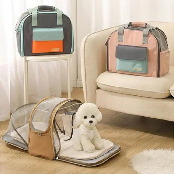 Рюкзак для собак, сумки для щенков, сумка для транспортировки собак, рюкзак для домашних животных, Многофункциональная палатка, сумка для домашних животных, переноска для щенков, сумка для домашних животных на одно плечо