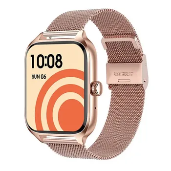 Смарт-часы DT116 Для мужчин и женщин с 1,9-дюймовым IPS-экраном, пульсометром, BT-вызовом, NFC, голосовой поддержкой искусственного интеллекта, беспроводной зарядкой, спортивные умные часы
